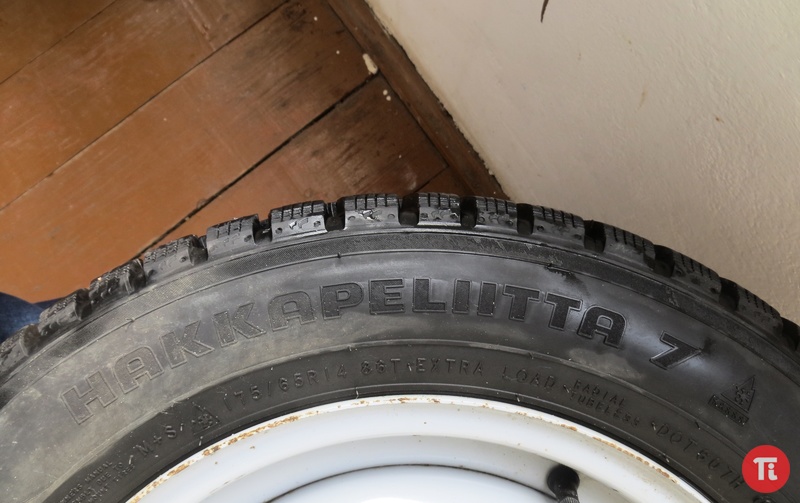 Nokian Hakkapeliitta 7 175/65 R14 (зима). Владимир. 23 сентября 2013