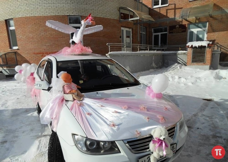 Фото машин на выписку из роддома фото своими руками 95